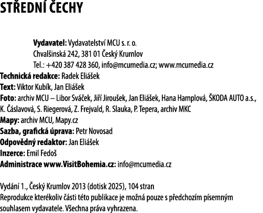 St edn  echy Vydavatel: Vydavatelstv  MCU s. r. o. Chval insk  242, 381 01  esk  Krumlov Tel.: +420 387 428 360, inf...