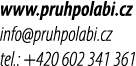 www.pruhpolabi.cz info@pruhpolabi.cz tel.: +420 602 341 361